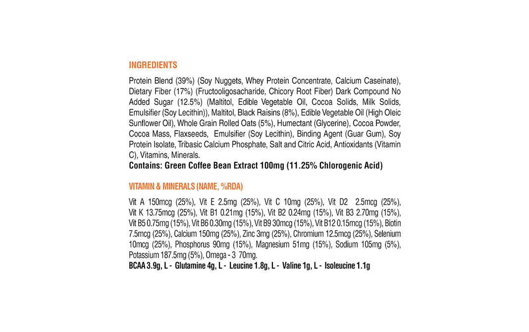 Ritebite Max Protein Active Green Coffee Beans Bar   Box  420 grams